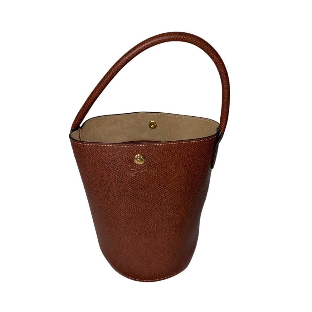 Longchamp Epure Logo Embossed Bucket Bag Handbag